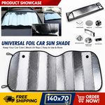 Universal Folding Foil Sun Shade car van Windscreen Protector For Front or Rear,