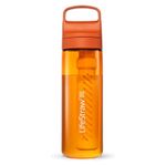 LifeStraw Go 2.0 Water Filter Bottle 650ml Kyoto Orange