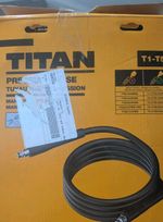 Titan Pressure Washer Hose 10m TPU Quick Connect T1–T5 MAMDL2425 60-72C