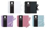 Scrapbook 20cm Spiral Bound Memory Photo Album Journal Book Square & Ribbon Tie