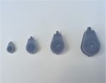 MMB Resin non functioning single pulley block. Various sizes. 10 pack.