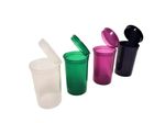 Plastic Storage Container Press Lid Medicine Pot Airtight 6 13 19 Dram press lid