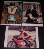 MOTOR RACING LEGEND BARRY SHEENE SIGNED (PRE-PRINT) WORLD CHAMPION & MBE PHOTOS
