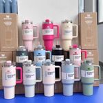 2026 NEW 40oz 6 colour Large capacity Ice Cup Car Cup Straw cup Xmas Gift UK HOT