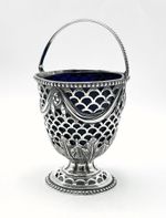 SILVER SUGAR BASKET LONDON 1774 THOMAS HEMING GEORGE III PERIOD