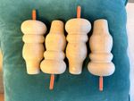 Loaf Solid Oak Sofa Legs - Set of 4 - 17cm - Brand New