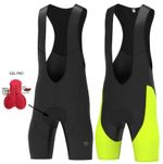  Dhera Mens Cycling Bib Shorts Outdoor Gel Padded Cycle Road Bike Shorts