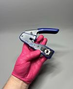 RJ45 Crimp Tool for Cat5 Cat5e Cat6 Cat6a Cat7 Pass Through Connector Stripping