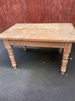 Victorian Rustic Pine Farmhouse Table - Seats 6