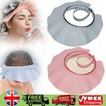 Adjustable Kids Baby Shampoo Bath Bathing Shower Cap Hat Wash Hair Shield Adults