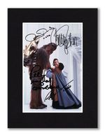 8X6 Mount 4 x Star Wars Cast Signed PHOTO Pre Print Ready To Frame Gift