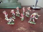 12 plastic vintage 50s/60s cowboys Gunslingers Westerns