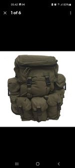 KitPimp British Army Commanders Patrol Pack Bag Green. Packed but never used.
