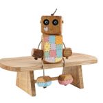 Pastel Patchwork Ned in Oak