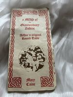 Incredibly Rare Map Of The Glastonbury Zodiac By Mary Caine. 