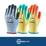 10 x Click 2000 MP1 Multi Purpose Gloves - Latex Palm Coated Builders Grip NEW!!