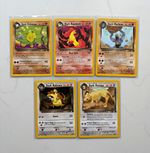 Pokémon TCG Team Rocket 5-Card Lot Dark Primeape Rapidash Machoke Persian