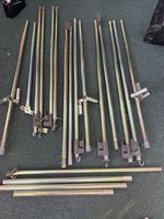 Caravan Awning Metal  poles Pyramid poles extending X 19
