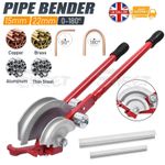 Tube Pipe Bender 22mm & 15mm - Lever Copper Pipe Bender Heavy Duty Plumbers Tool