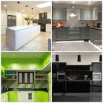 High Gloss Kitchen Door Cabinet Bedroom Furniture Vinyl Wrap Air/Bubble Free 