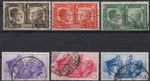 Stamp Italy SC 413-8 WWII War Socialist 3rd Reich Hitler Mussolini Used