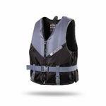 Life Vest with Zipper Padded Swim Vest with Leg Straps Comfortable for Boating