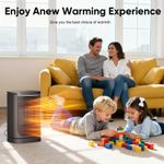 Electric Space Heater Low Energy 1500W Ceramic Fast Heating Fan Heater Portable