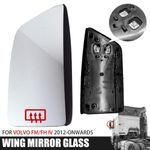 Left Passenger Side Heated Wing Mirror Glass Main For Volvo FH4 FM4 2012-Onwards