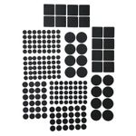 200 Felt Pads Self Adhesive Black Sticky Furniture Floor Chair Legs Protectors