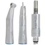 COXO Dental Slow Low Speed Contra Angle Straight Handpiece Air Motor 4 Hole NSK