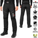 Motorbike Motorcycle Waterproof Cordura Textile Trousers Pants CE Armours BLACK