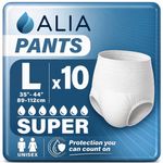 10 x Incontinence Pants Men & Women Super| Large Adult Diapers | Pull up Pants