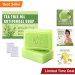 Tea Tree Oil Clean Soothing Soap, Natural Organic Bath Soaps,Handmade Soap...