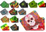 Novelty Metal Mini Smoking Rolling Try With Magnetic Slap Lid Cover Storage