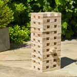 Giant HI Tumbling Tower Wooden Blocks Indoor Outdoor Family Garden Game