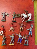 MIXED LOT OF TIMPO FIGURES CIVIL WAR INDIAN ROMAN Some Customised