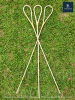 2pc Rattan Cane Scholastic Punishment sticks High Quality (Medium 0.6 - 0.8 cm)