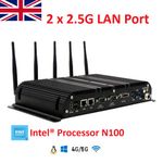 Fanless Mini PC Intel N100 2*2.5G LAN Port 16 RAM DDR5 /128G SSD Firewall Router