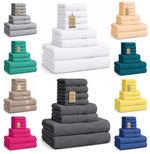 Luxury Towels Set 700-800 GSM Egyptian Cotton Face Hand Jumbo Bath Sheets Towels