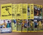 16 x BUCKLAND ATHLETIC HOME PROGRAMMES 1998/99 to 2012/13  **Free Postage**