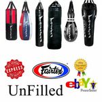 Fairtex Muay Thai Heavy Bag Leather for Kick Boxing K1 MMA ++UnFilled++