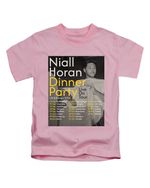 Yellow & White Niall Horan Kids T-Shirt Fun Children's Music Top New