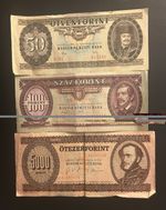 Set Of 3 Banknotes Hungary 🇭🇺