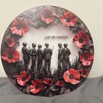 Armed Forces  Lest We Forget Remembrance Plaque 2D 