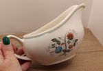 Vintage Wood & Sons England Gravy Boat Floral Design VGC 
