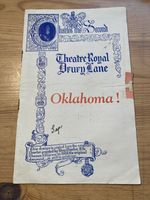 1947 Theatre Programme - Oklahoma! at Theatre Royal Drury Lane