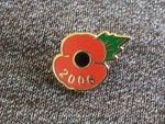 2006 Poppy Badge. Free Postage. Only 8 left 