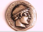 Greece Greek Macedon Thrace Ainos Tetradrachm coin Olympian God Hermes Goat