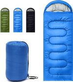 4 Season Single Sleeping Bag Waterproof Outdoor Camping Hiking Envelope Zip Bags