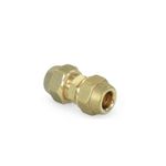1/4" Flare Pipe Coupler With 2 Nuts Perfect For Air Conditioning